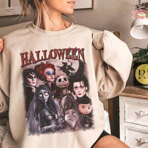 Retro Halloween Corpse Bride Horror Monster sweatshirt shirt sand